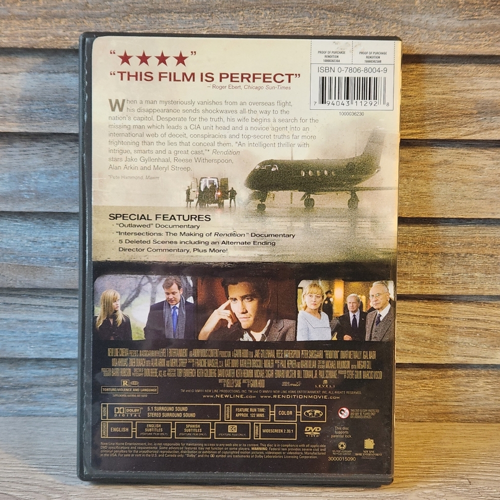 5/$20 Rendition DVD Movie - Picture 2 of 4